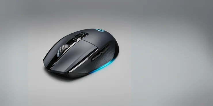 Flera populära gamingmöss, inklusive Logitech G502 Lightspeed, ASUS ROG Harpe Ace och SteelSeries Rival 3, presenterade på rad mot en vit bakgrund.